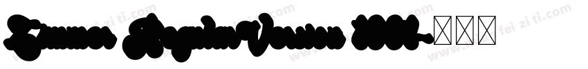 Zimmer RegularVersion 1001字体转换